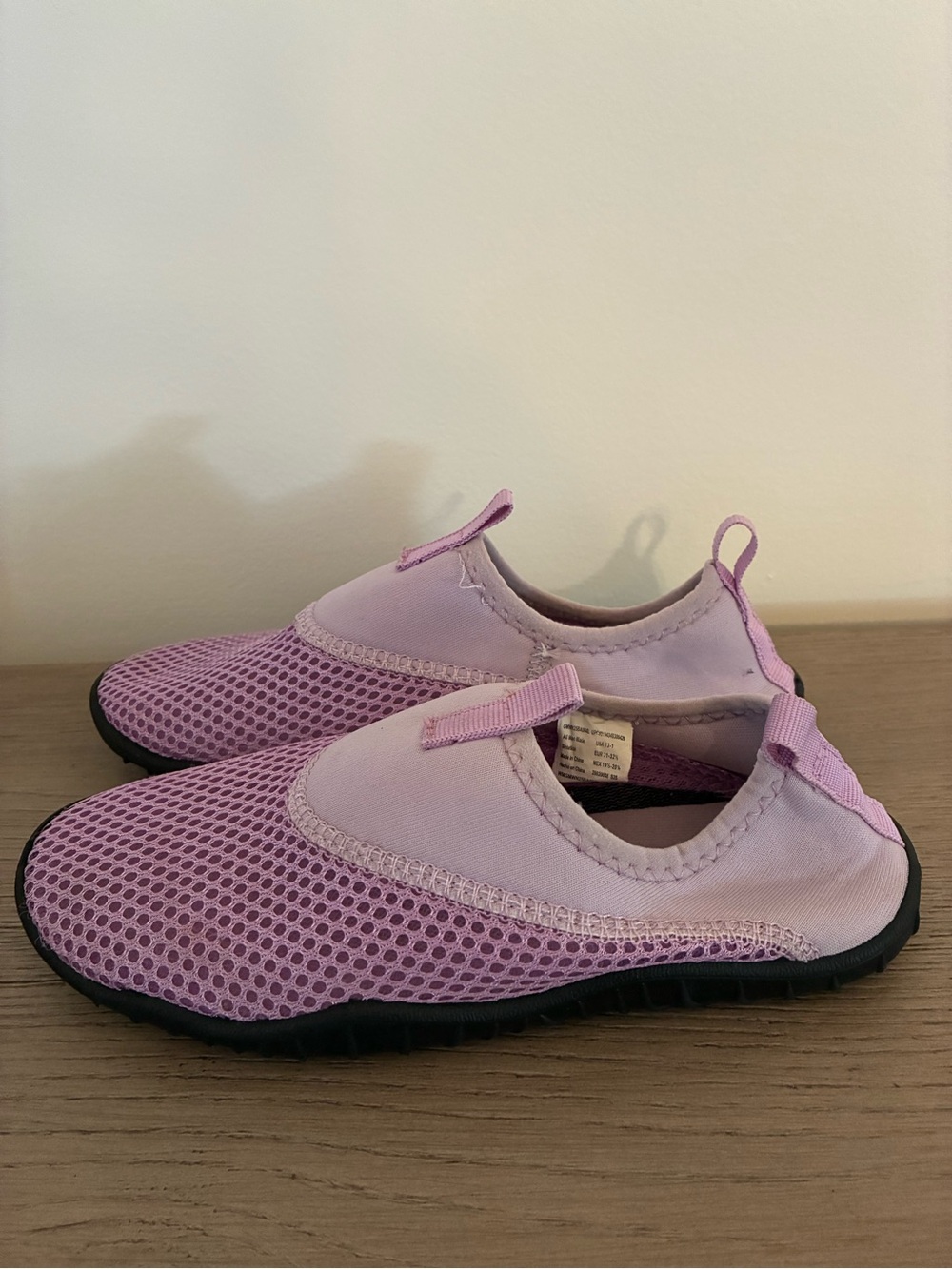Girl’s Slip-On Water Shoes in Light Purple